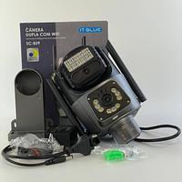 CAMERA DUPLA COM WIFI INTELIGENTE SENSORES IT-BLUE